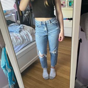 garage mom jeans size 1